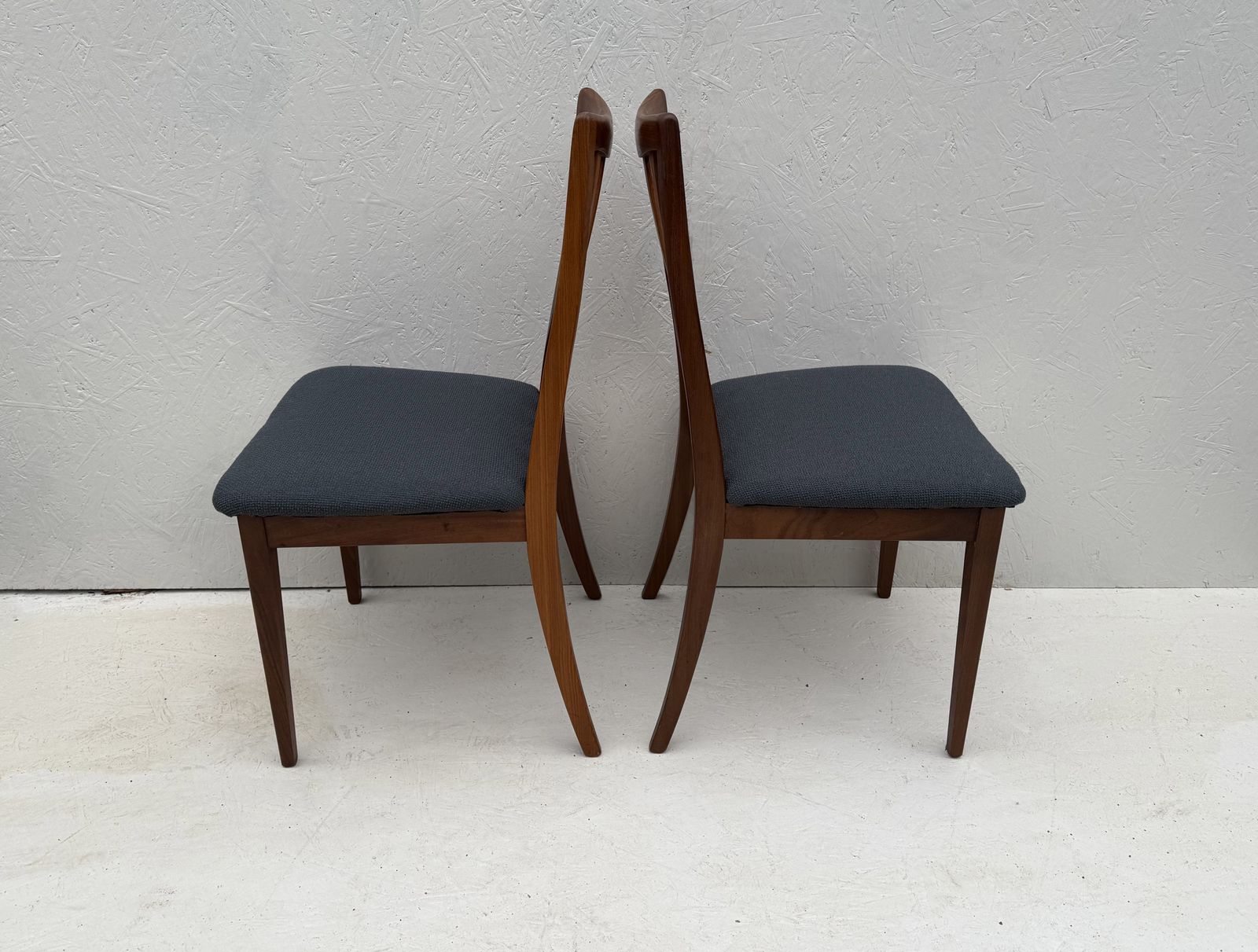 Mid Century Teak And Fabric Dining Chairs By Leslie Dandy For G Plan, 1960s, Set Of 4 photo furniture