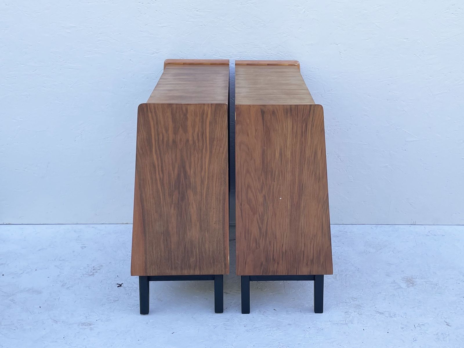 Pair Of Mid Century Glazed Display Cabinets By Wrighton, England C.1960's photo Furniture