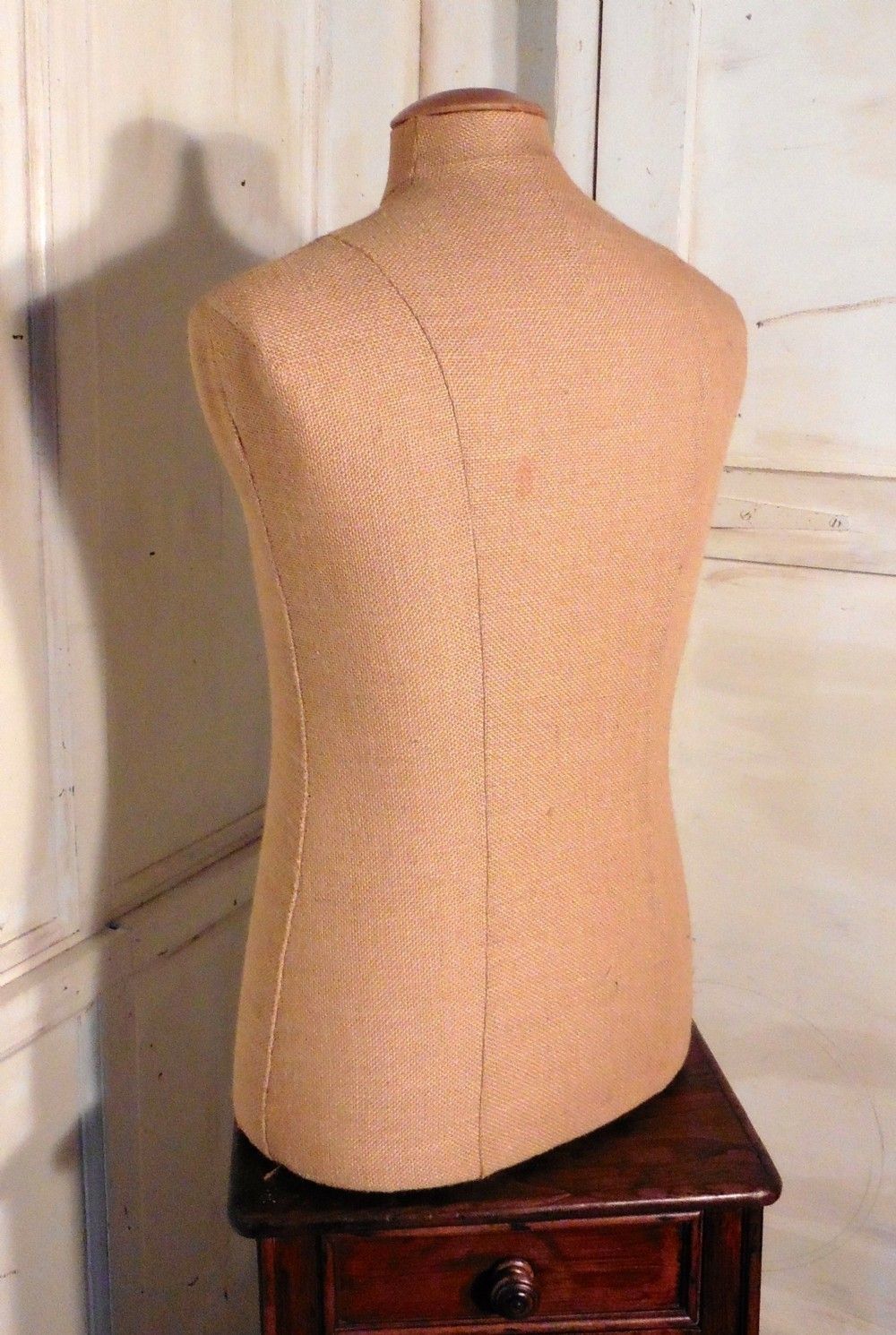 A Retro Hessian Male Mannequin photo Home Decor