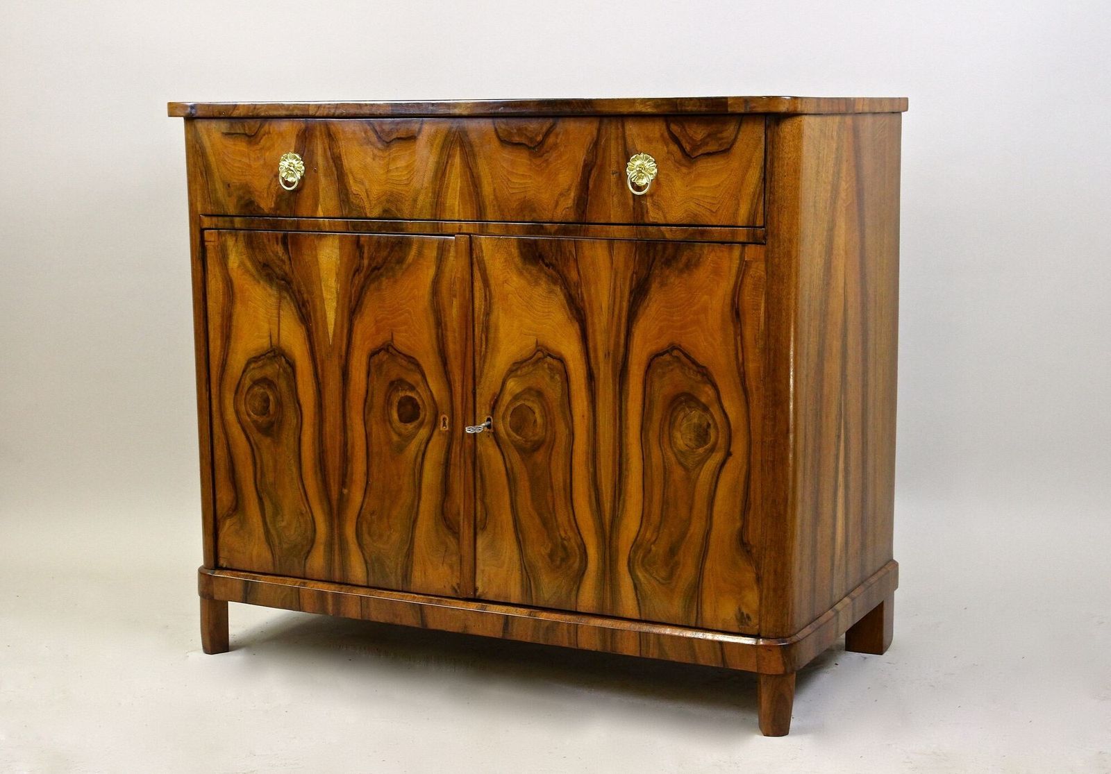 photo furniture 19th Century Biedermeier Walnut Commode/ Trumeau/ Dresser   Austria Circa 1840