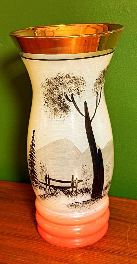 French Art Nouveau Vase In The Style Of Francois Theodore Legras