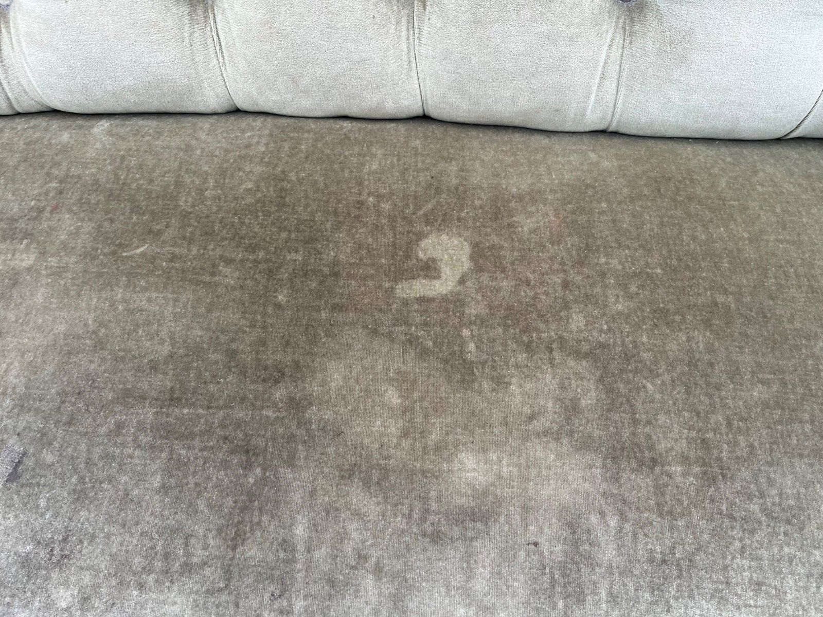 345.0 Antique Chesterfield Sofa Green Olive Coloured Velvet Circa Mid To Late 1800’s photo