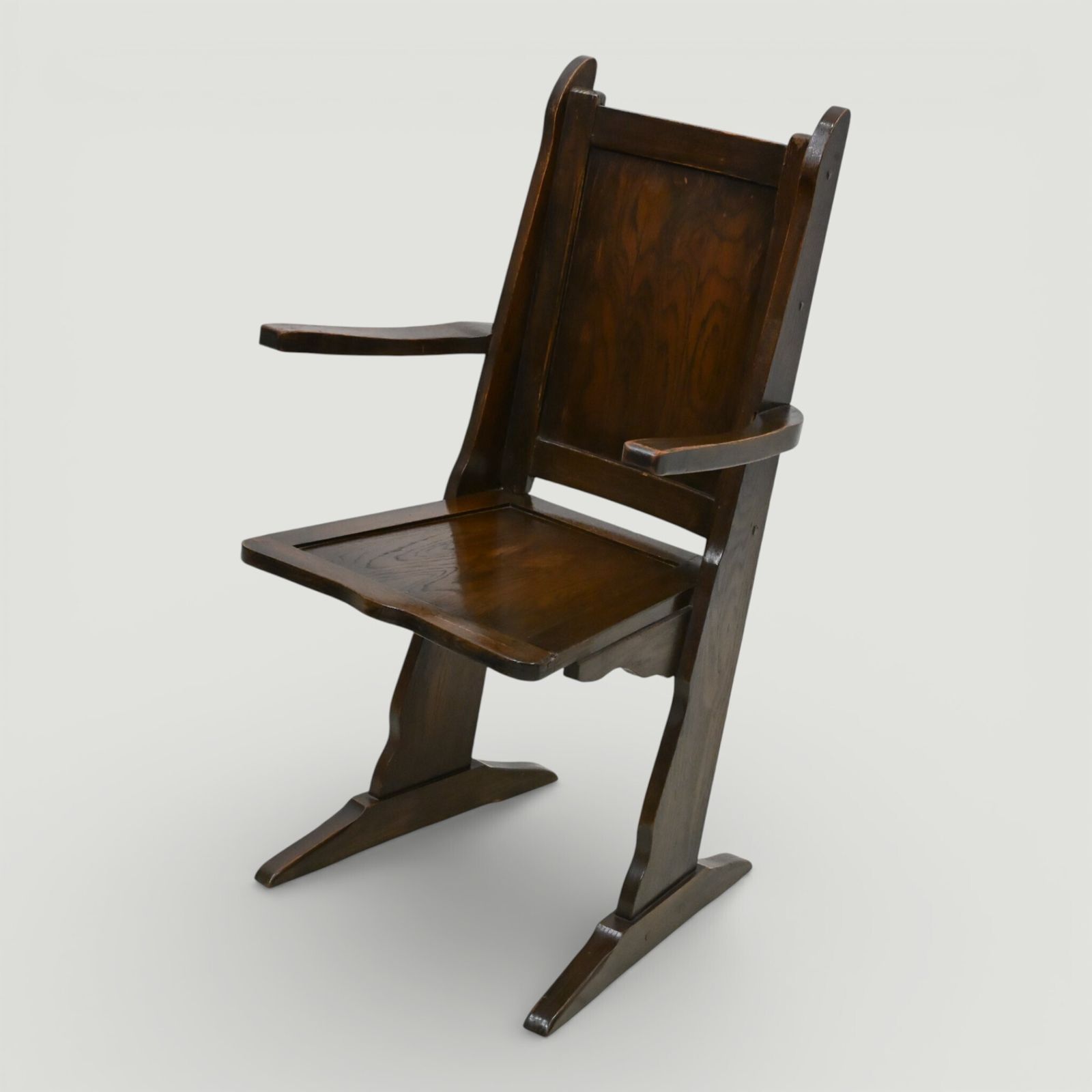 photo vintage 5 Antique Arts And Crafts Mission Oak Chairs "Just Stunning" Free Uk Delivery*