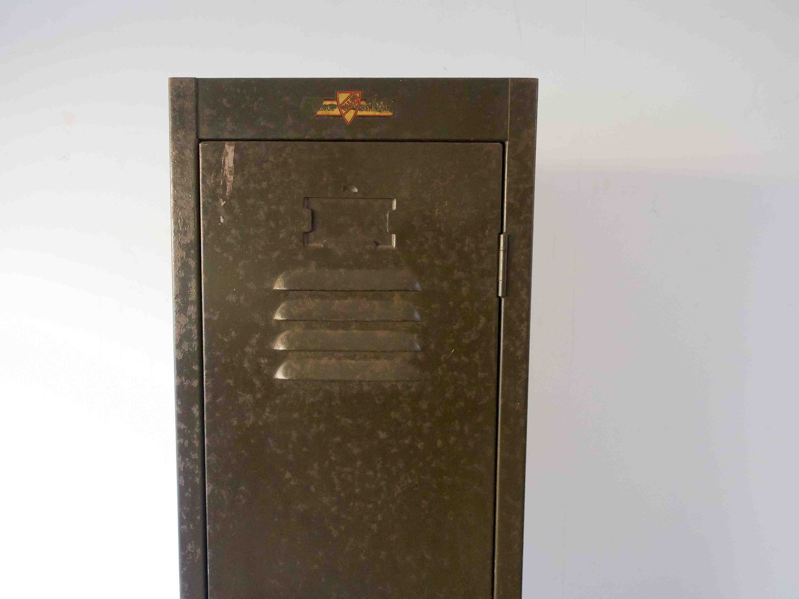 Metal Locker, 1930s, Industrial photo for sale