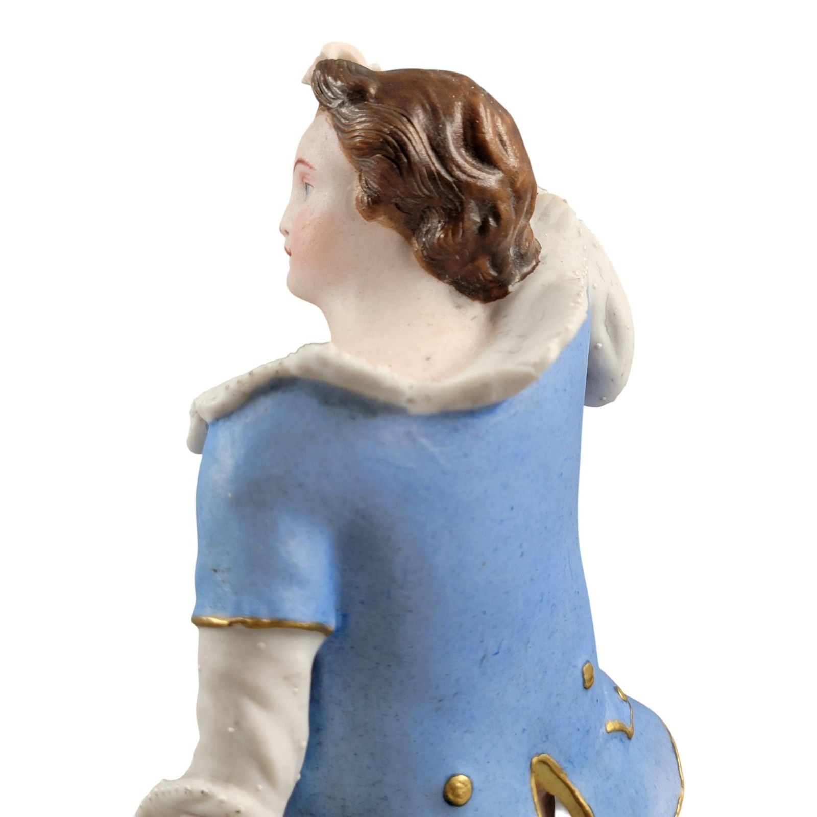 Home Decor Letu & Mauger, Pair Of Porcelain Figures, Bisque Like Finish, Paris, C.1860 photo