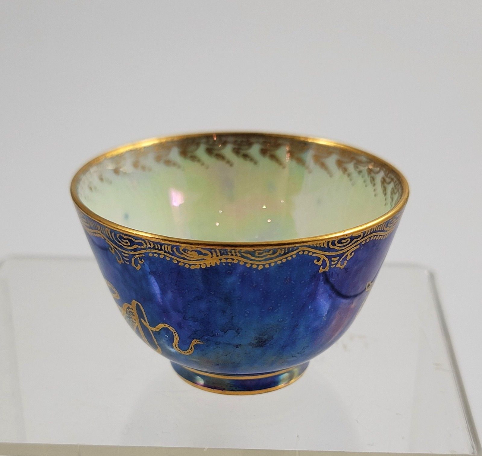 Daisy Makeig Jones Wedgwood Blue Lustre Dragon Miniature Cup, C.1915 photo buy