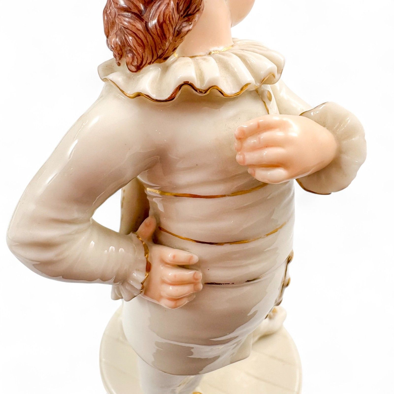 photo vinterior Antique Victorian 1884 Royal Worcester Porcelain Figurine Boy Model 944