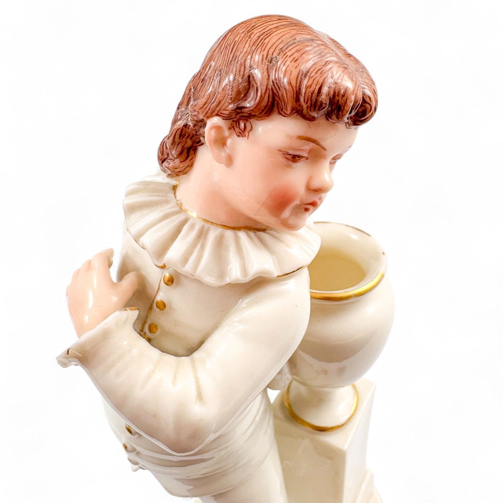 photo buy Antique Victorian 1884 Royal Worcester Porcelain Figurine Boy Model 944