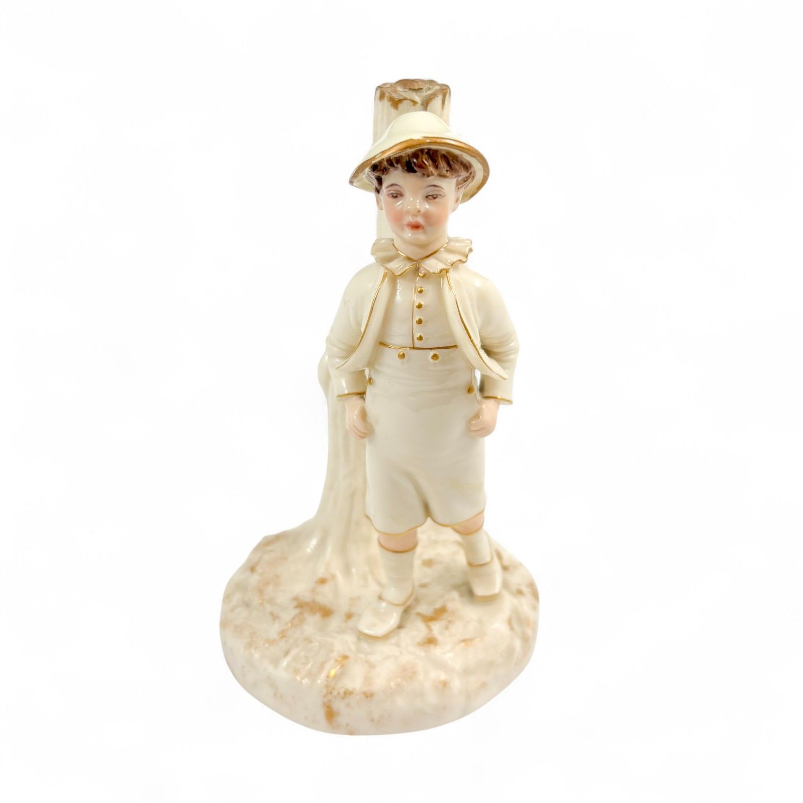 Royal Worcester 1886 James Hadley Boy Figurine Model 938 Victorian Porcelain photo furniture