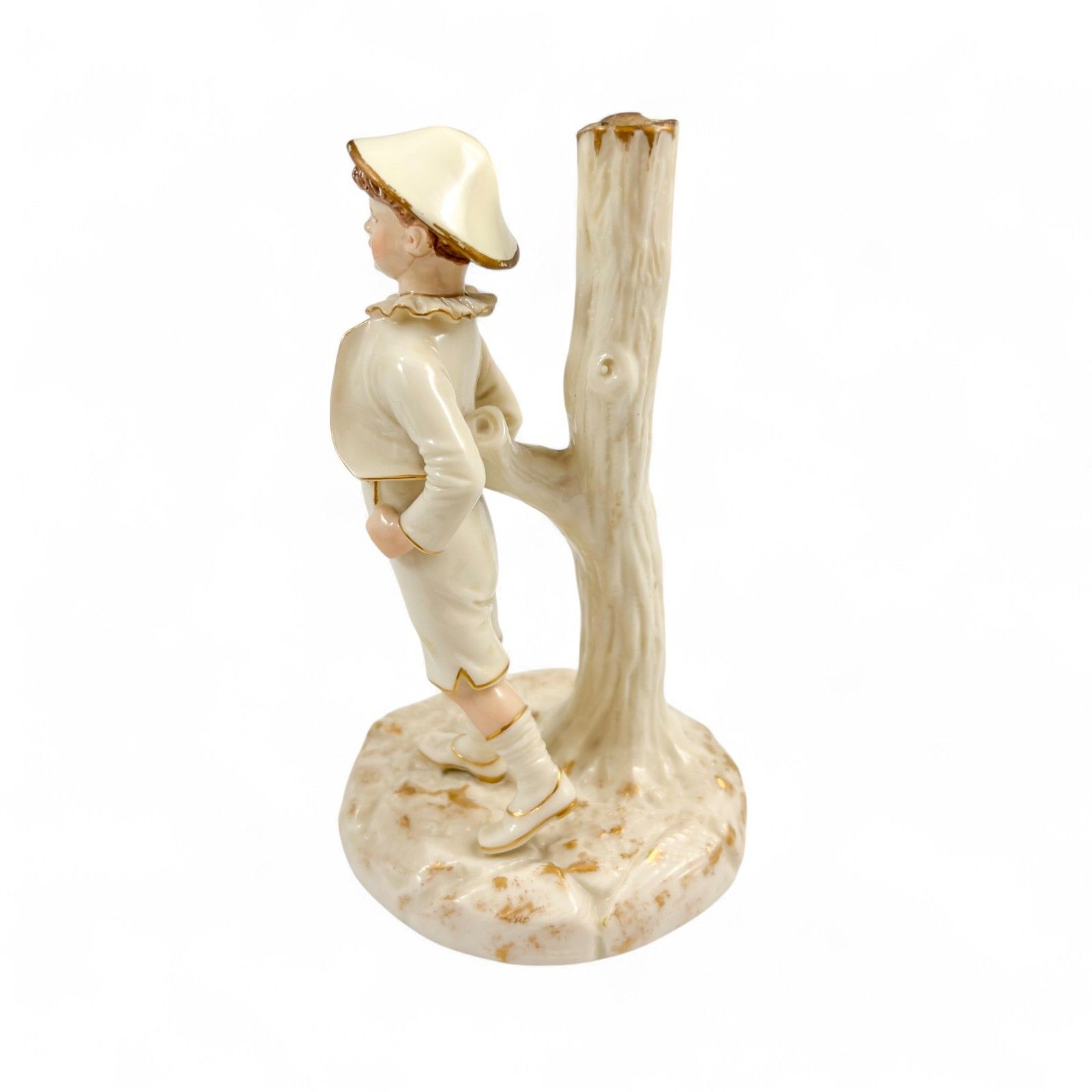 Royal Worcester 1886 James Hadley Boy Figurine Model 938 Victorian Porcelain photo for sale