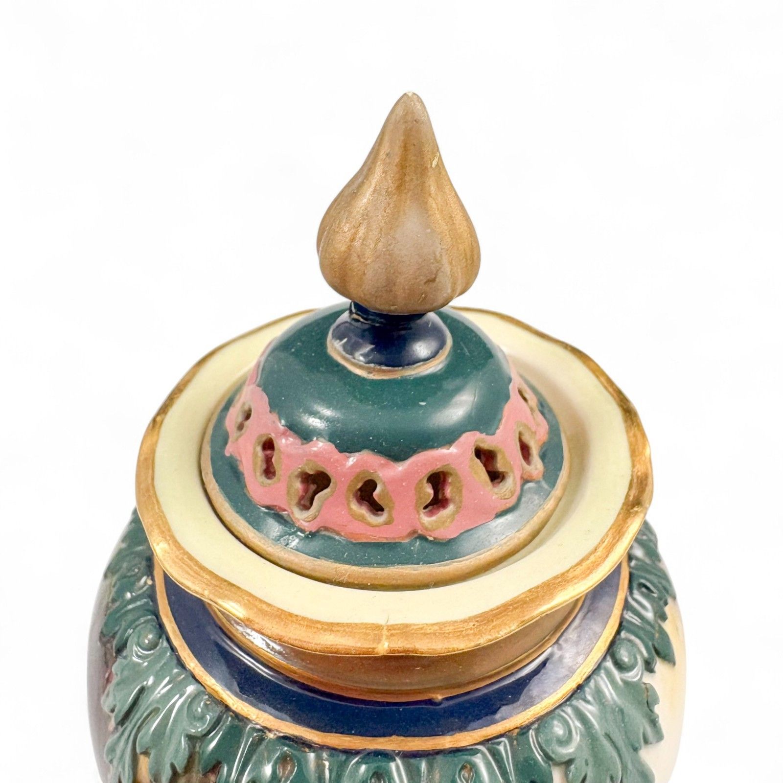 Antique Art Nouveau Royal Worcester Porcelain Pot Pourri Vase 1902 Model 277 photo buy