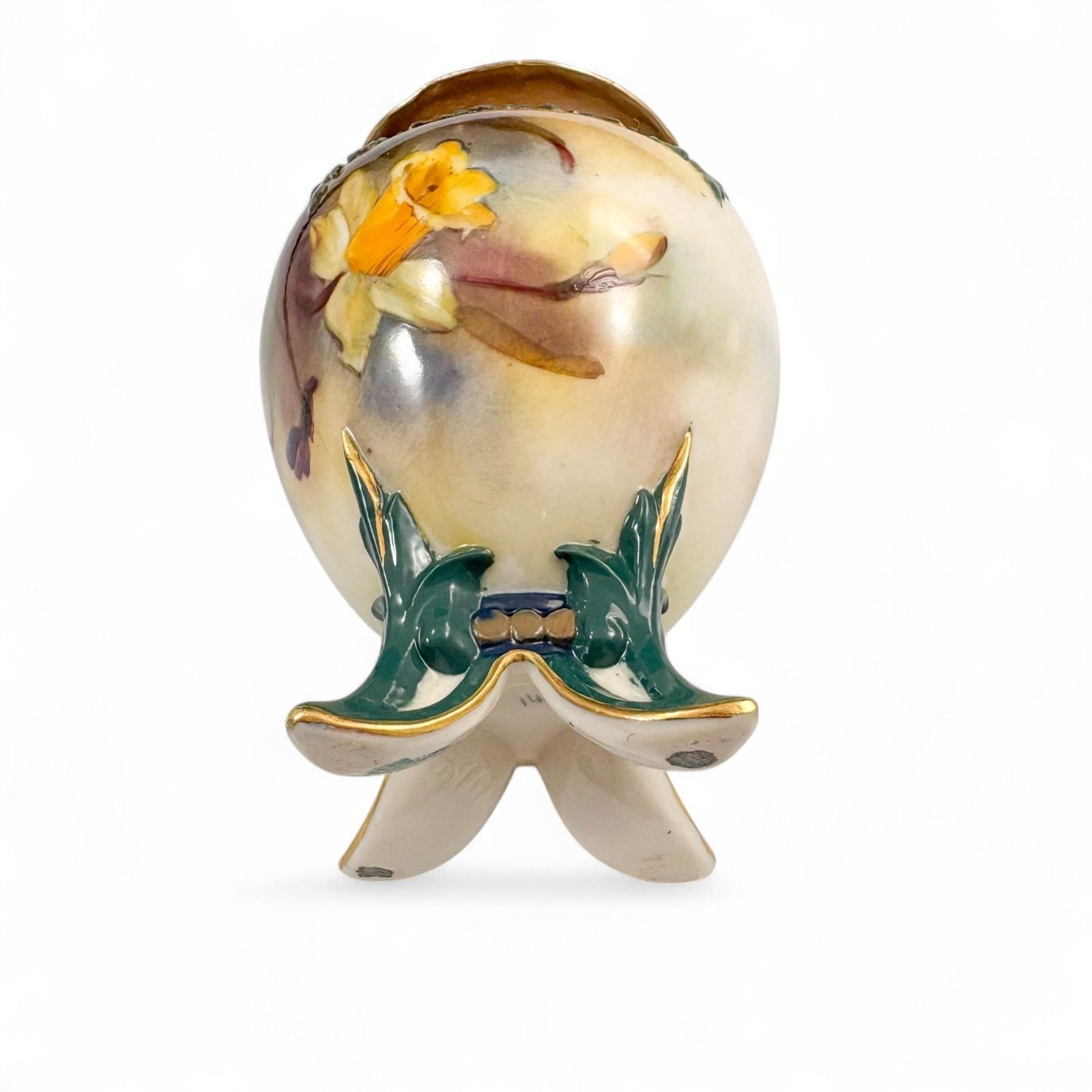 Home Decor Antique Art Nouveau Royal Worcester Porcelain Pot Pourri Vase 1902 Model 277 photo
