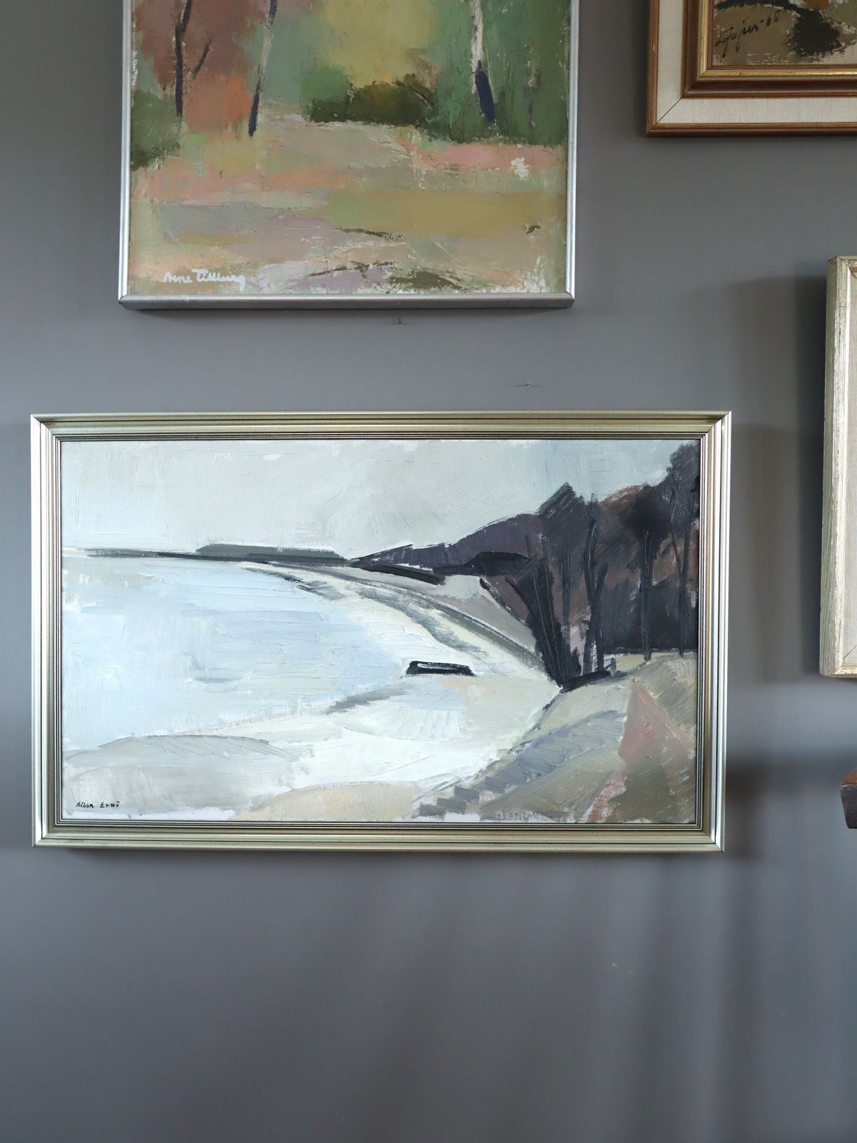 Still Coast In Oil Onto Canvas photo furniture