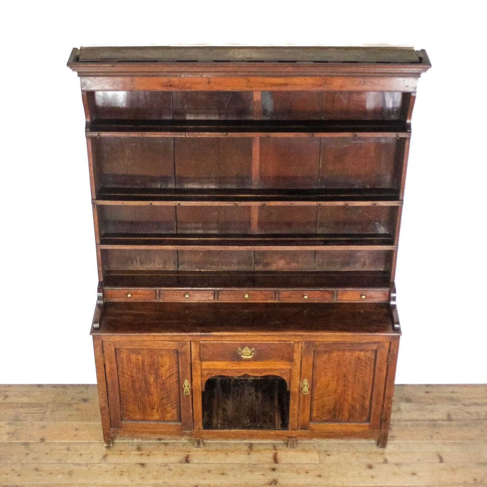 Antique 19th Century Oak Pembrokeshire Welsh Dresser | Welsh Dresser | Antique Oak Dresser | Kitchen Dresser | Welsh Furniture (M 6646 photo furniture