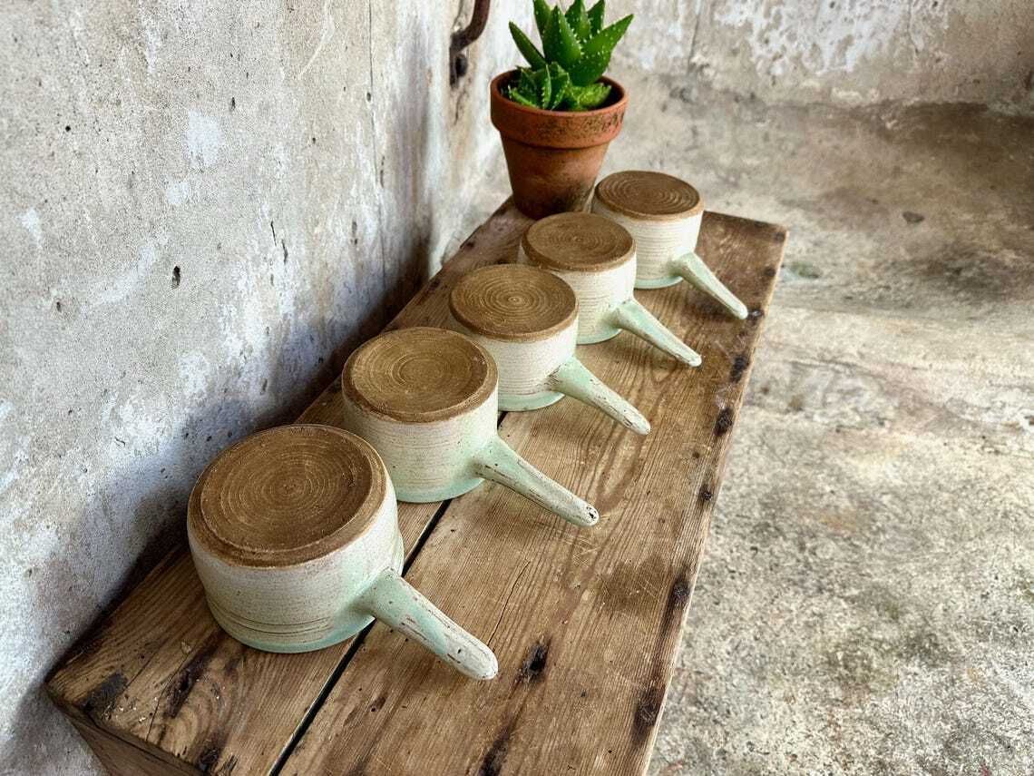 photo buy Set Of 5 X Vintage Studio Pottery Soup Crocks Bowls Mugs