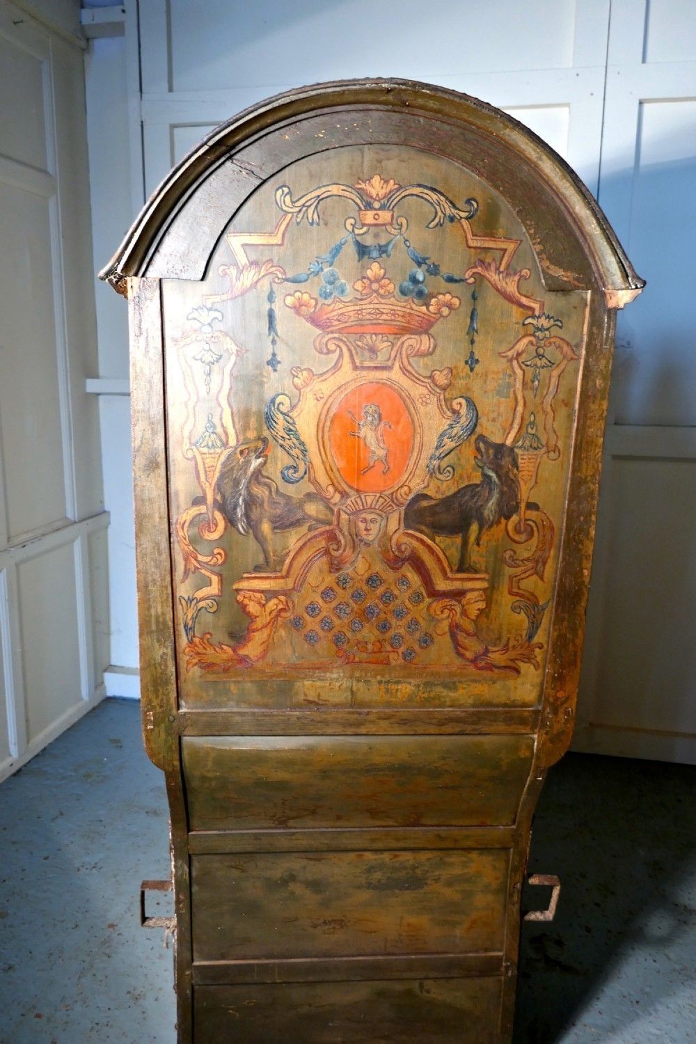 French Château De Chasse, Sedan Chair, Original Unrestored Circa 1740 photo buy