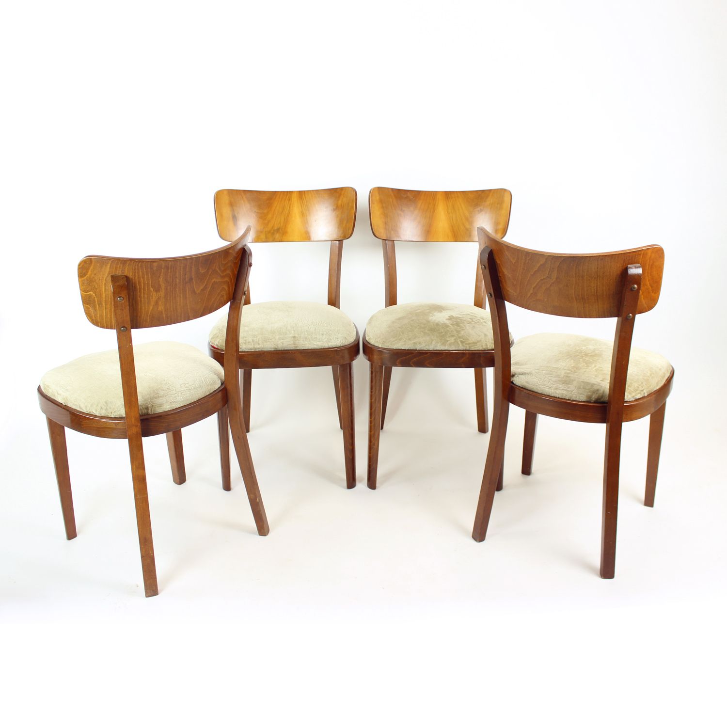 photo furniture Set Of 4 Dining Chairs By Tatra, Czechoslovakia 1960s