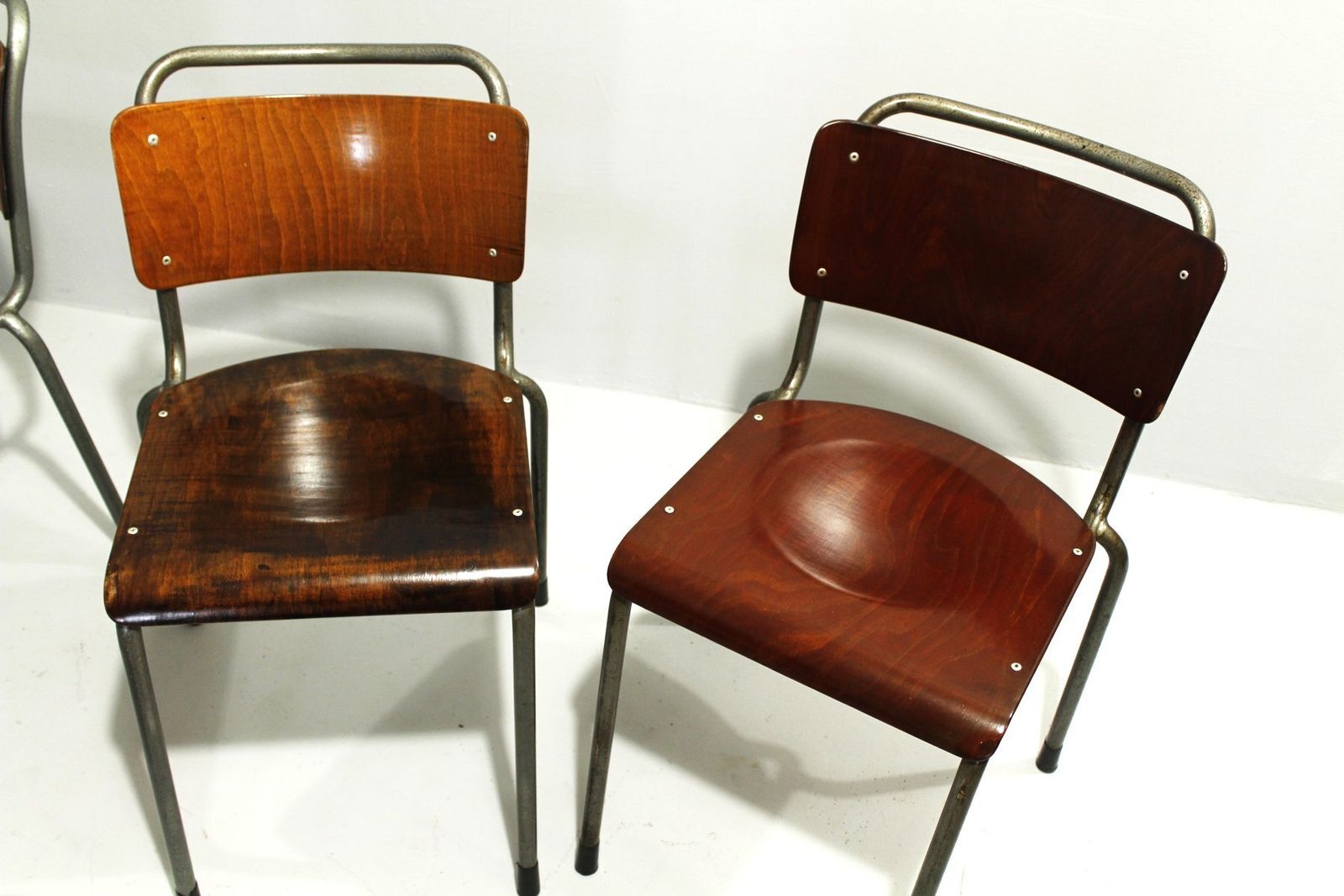 Model 106 Chairs By W. H. Gispen For Delft, 1950s, Set Of 6 photo for sale