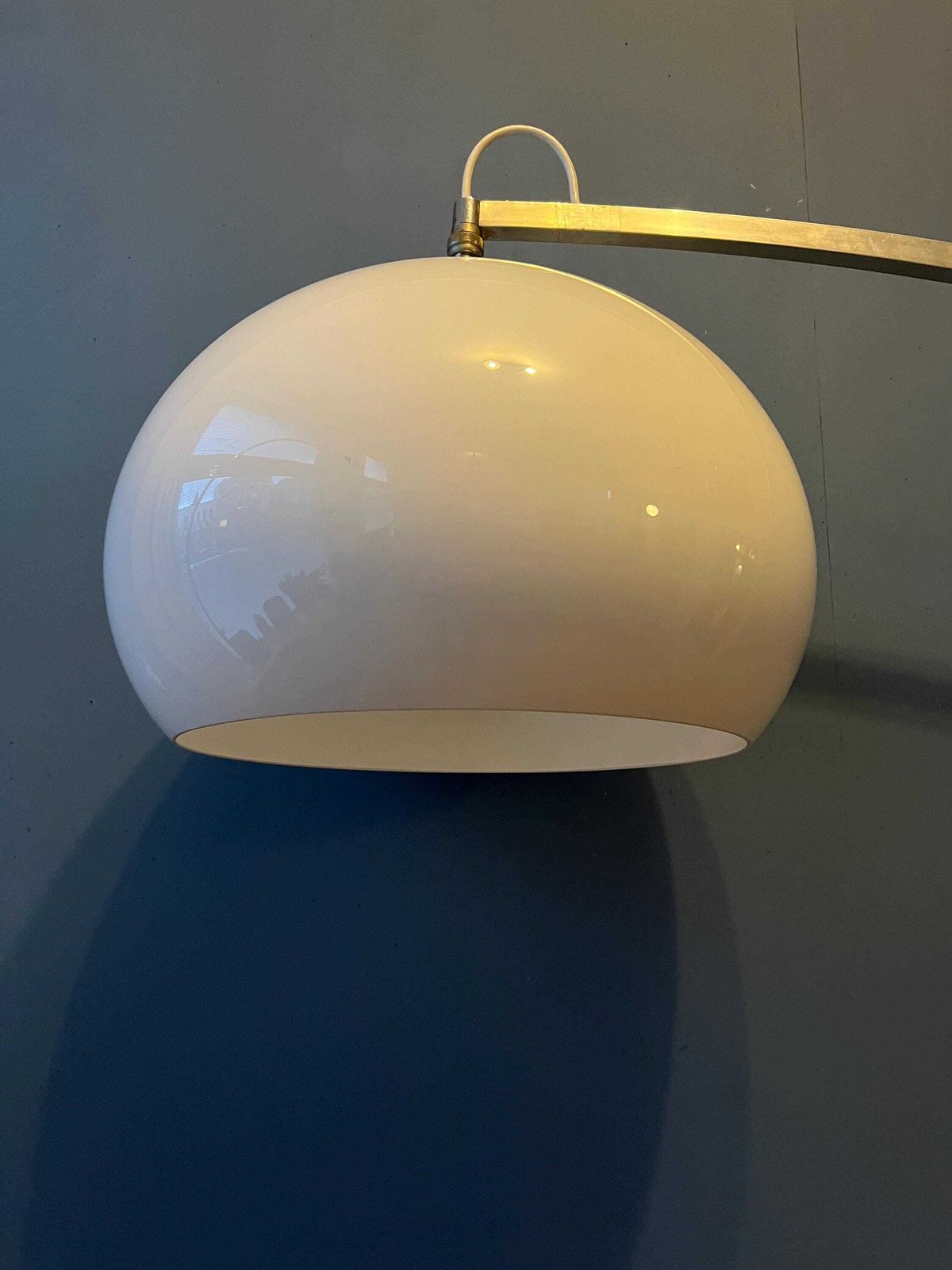 1391.0 Vintage Space Age Booglamp In De Stijl Van Guzzini photo