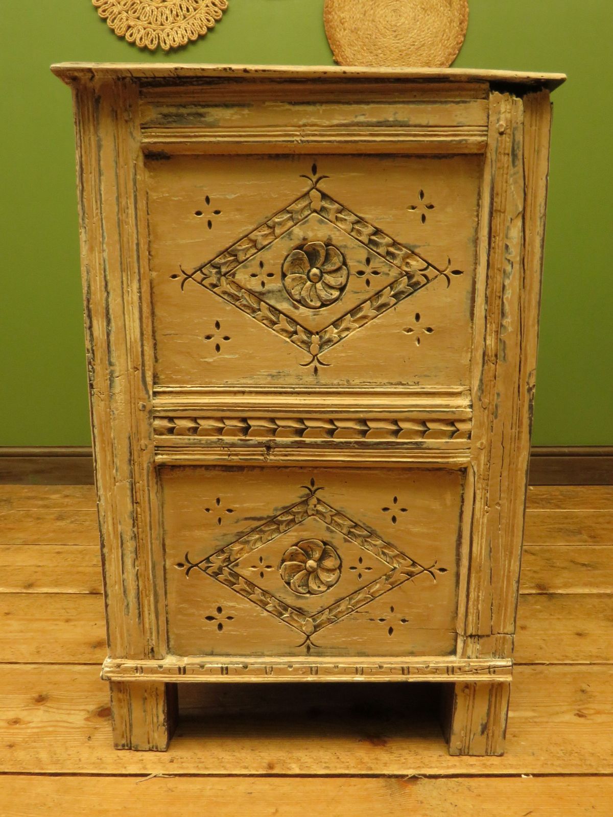 photo buy Shabby Chic Cupboard With Stencilled Detailing
