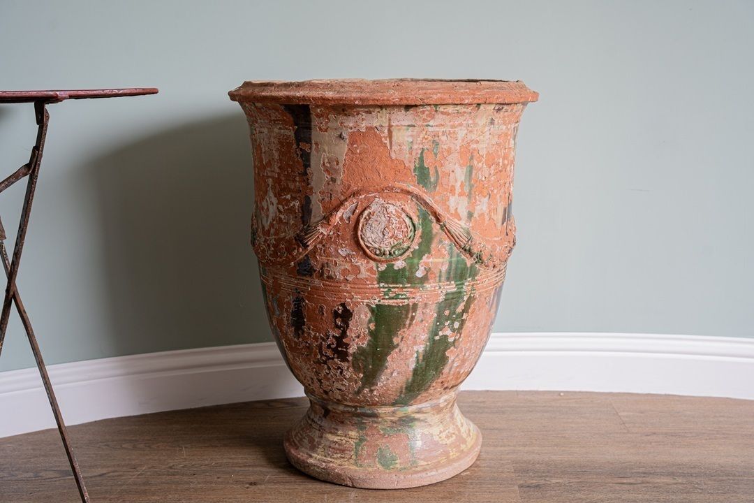 Antique French Anduze Vase, 1900s photo buy