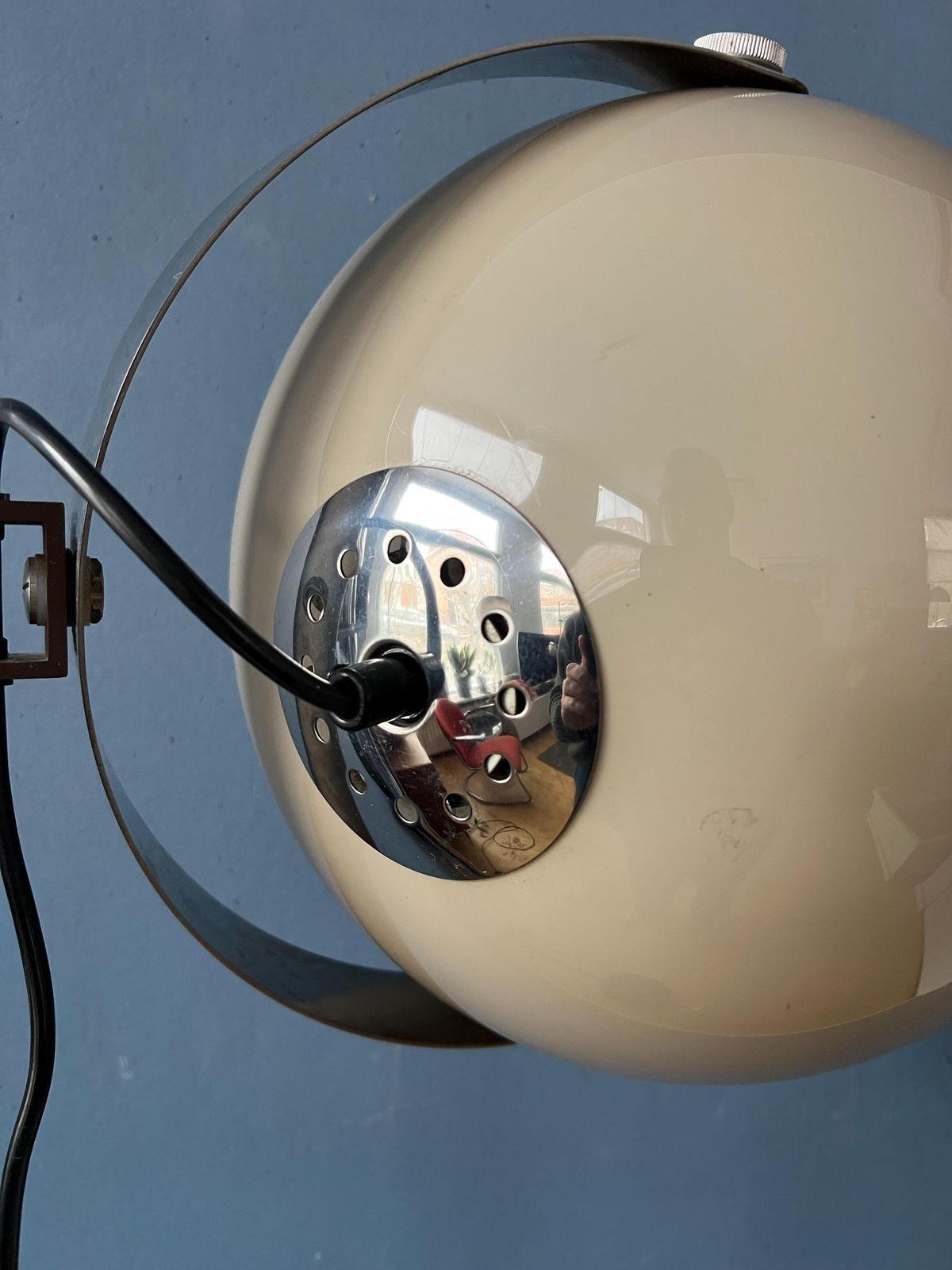 photo vintage Vintage Dijkstra Space Age Mushroom Floor Lamp