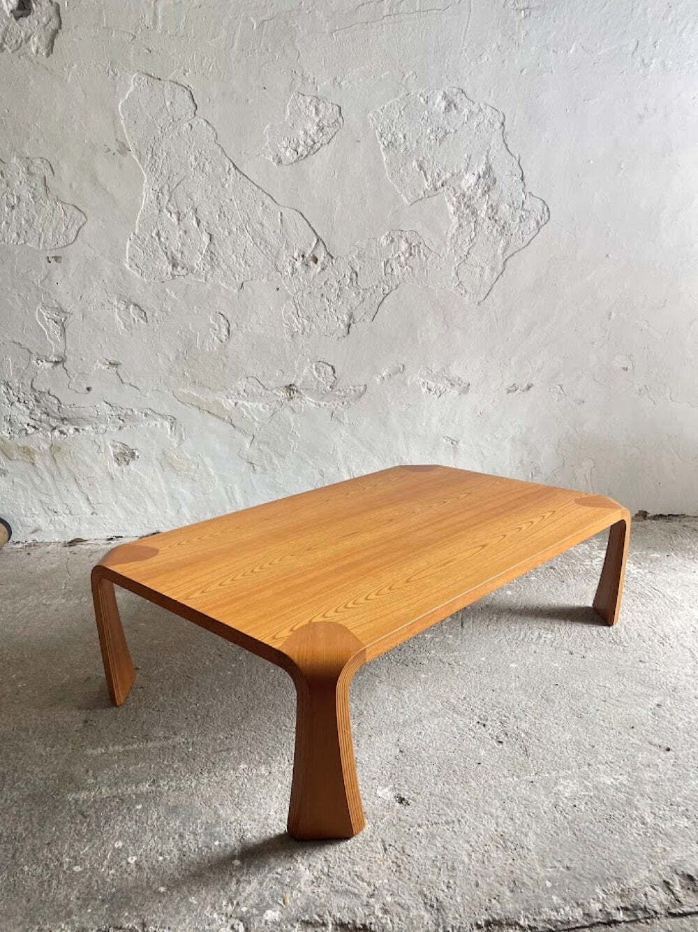 Tendo Mokko “Zataku” Japanese Modern Low Coffee Table 1970s photo Furniture