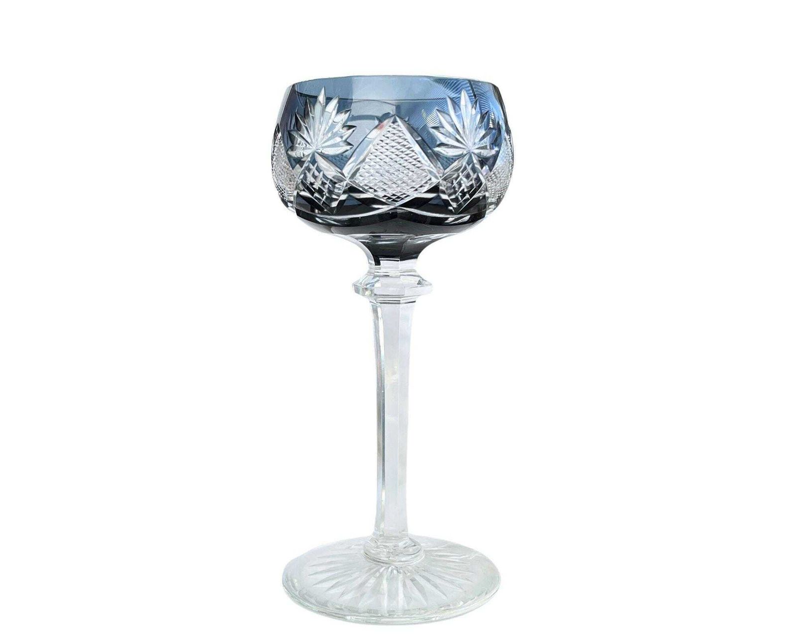 Kristallen Wijnglas Zwart | 1 Stuk | Val Saint Lambert | Berncastel photo 357.0
