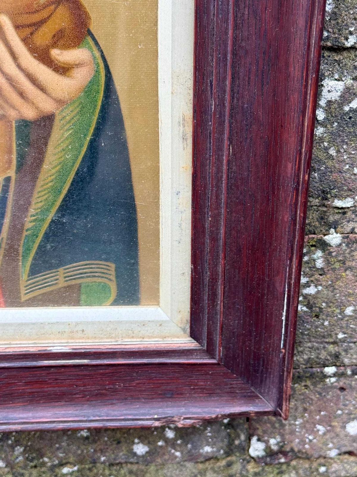 Art Early 20th Century Madonna And Child Icon Style Framed Print photo