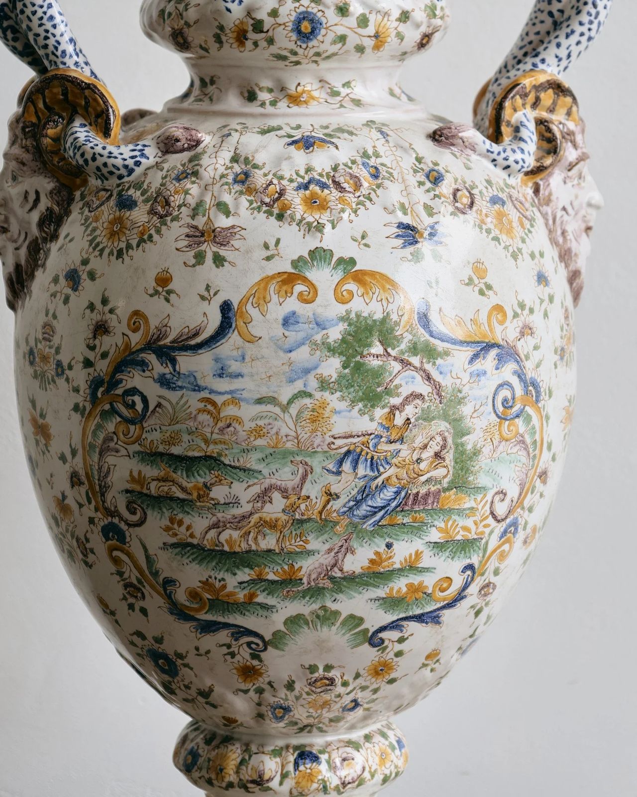 Ceramic Baluster Vase, 1900s, Antique photo for sale