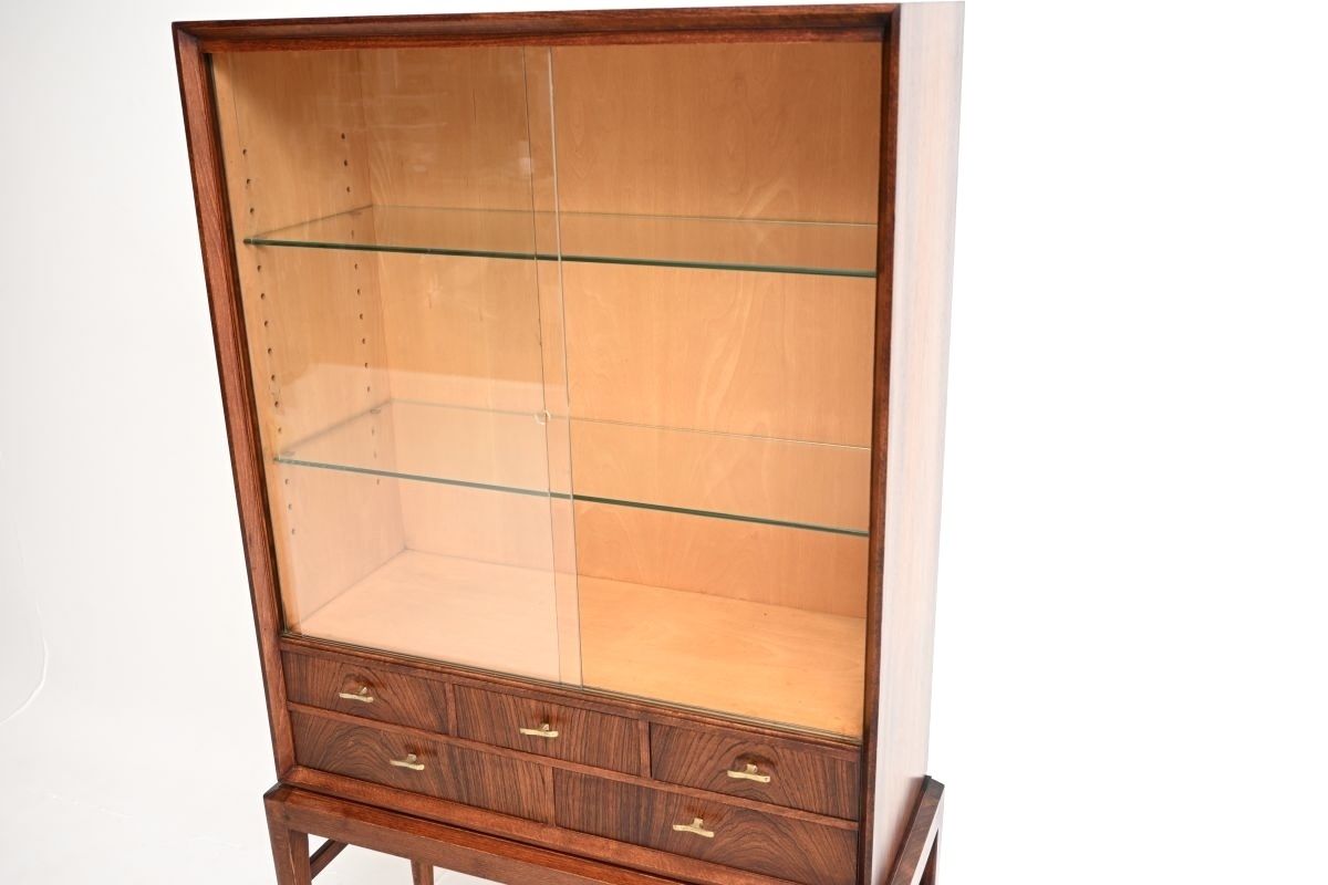 photo for sale Swedish Vintage Rosewood Display Cabinet By Svante Skogh
