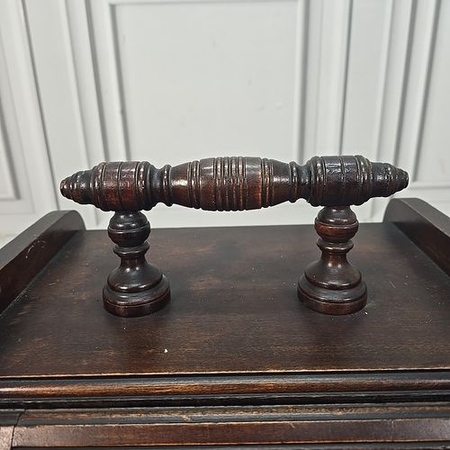 Antique Edwardian Coal Scuttle Wooden Fireside Cabinet Scuttle Storage Hearth photo vinterior