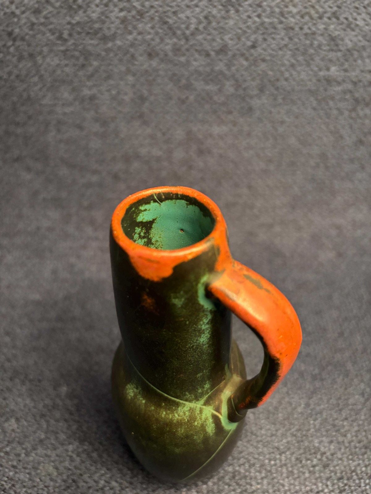 Paul Dresler Vase Grootenburg Studiokeramik photo vintage