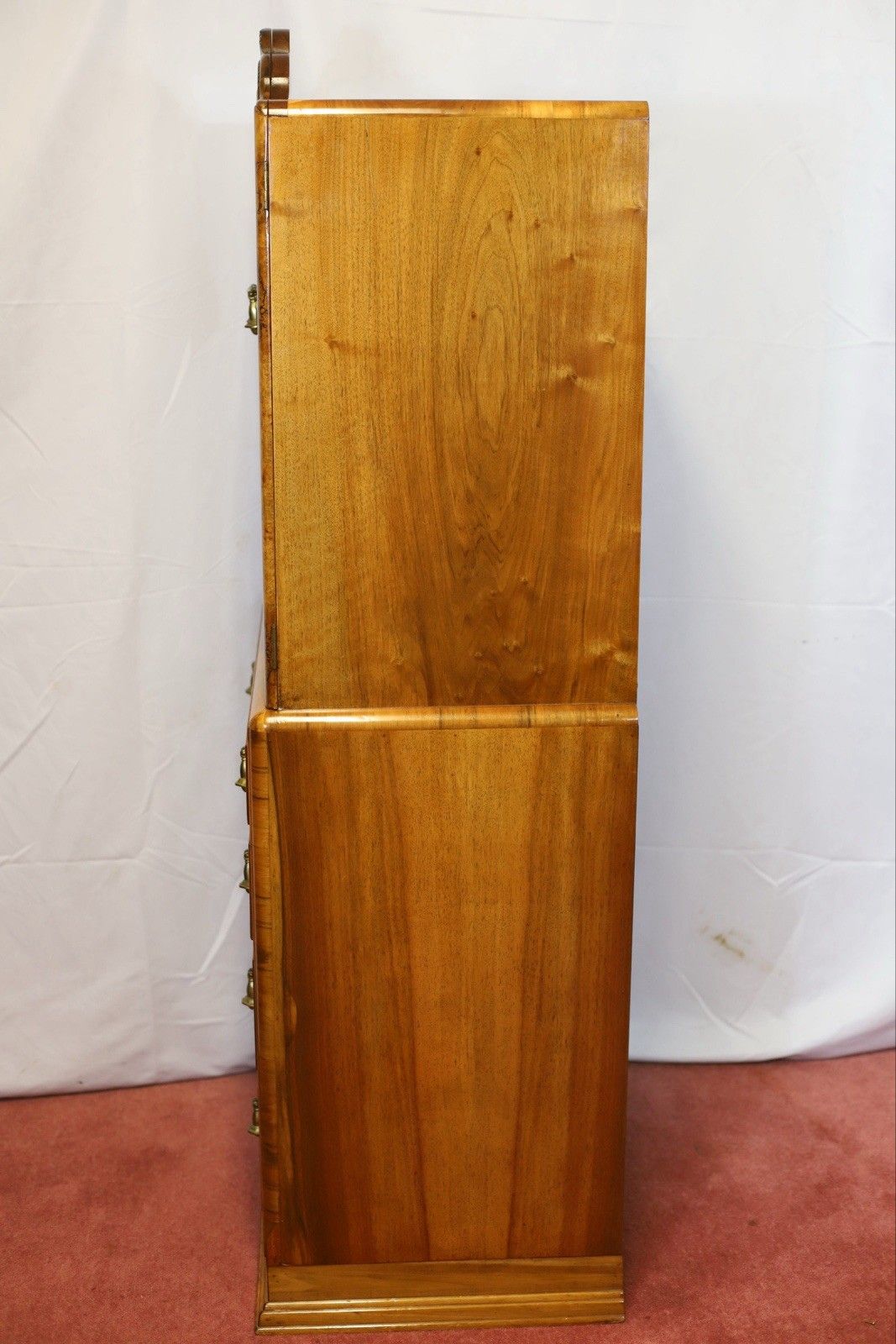 photo furniture Beautiful Antique Art Deco Burr Walnut Chest Of Drawers