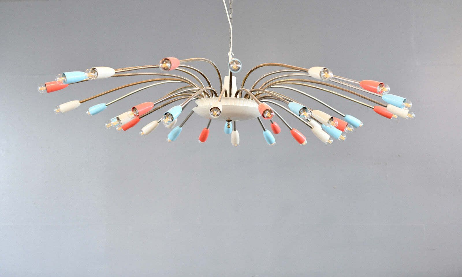 Xl Mid Century Sputnik Chandelier Circa 1960s