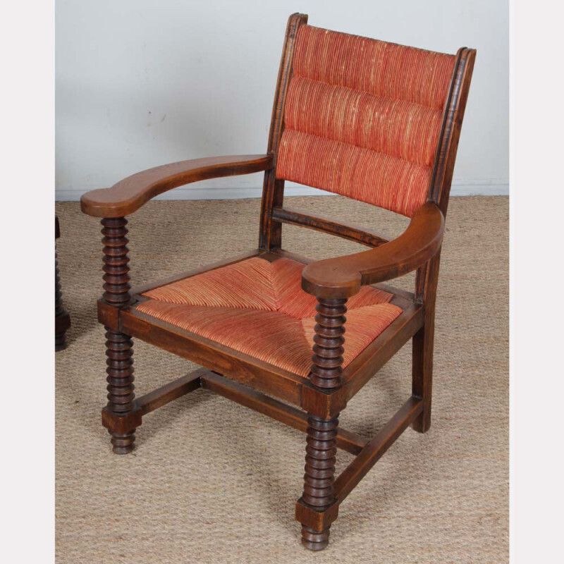 Pair Of Armchairs In The Taste Of Charles Dudouyt, 1950 photo furniture
