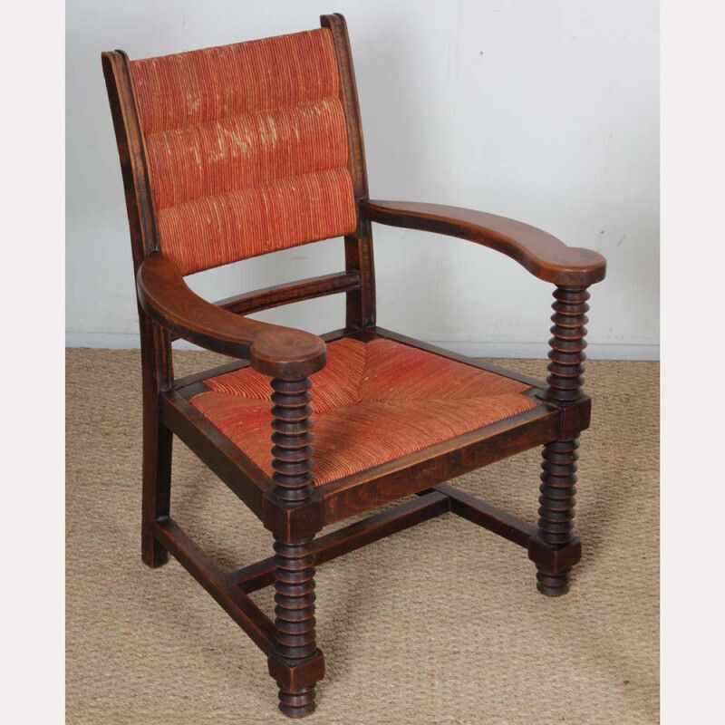 Pair Of Armchairs In The Taste Of Charles Dudouyt, 1950 photo for sale
