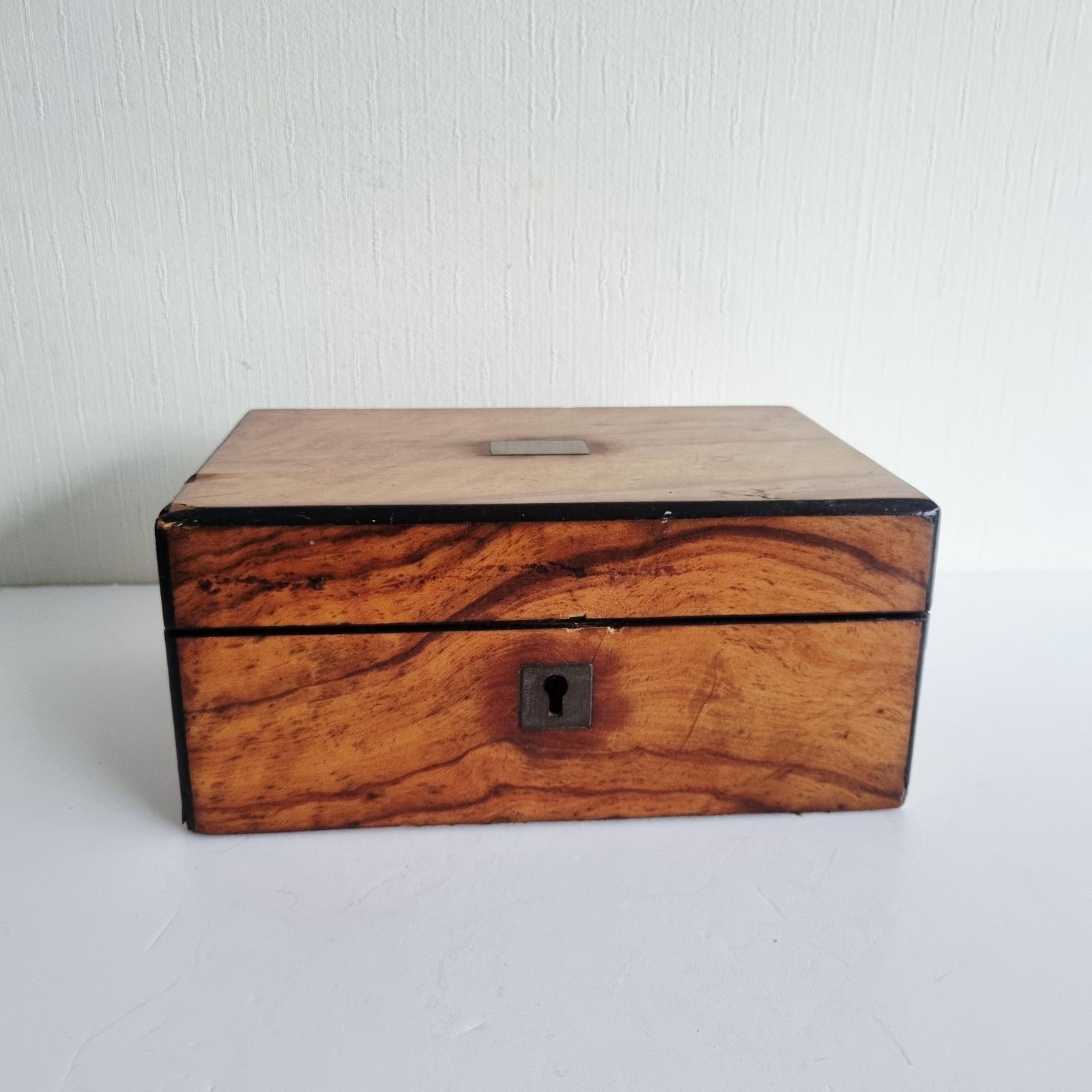 Antique Wooden Writing Or Jewellery Box photo furniture