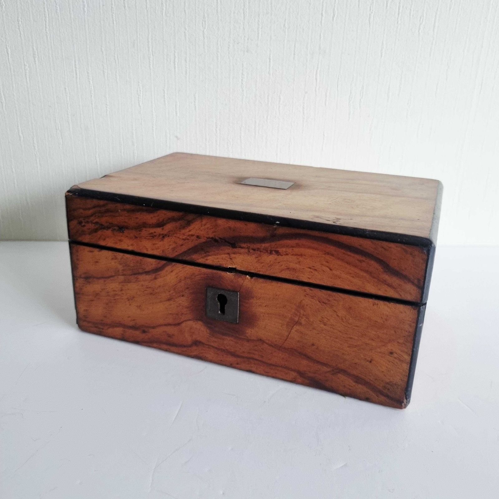Antique Wooden Writing Or Jewellery Box photo buy
