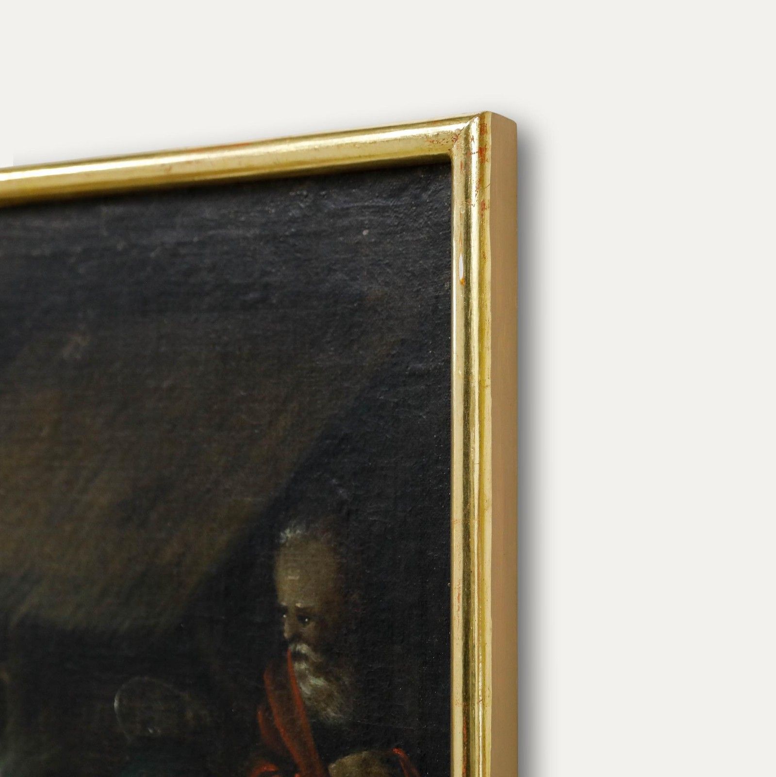 European School 18th Century Oil The Adoration Of The Shepherds photo vinterior