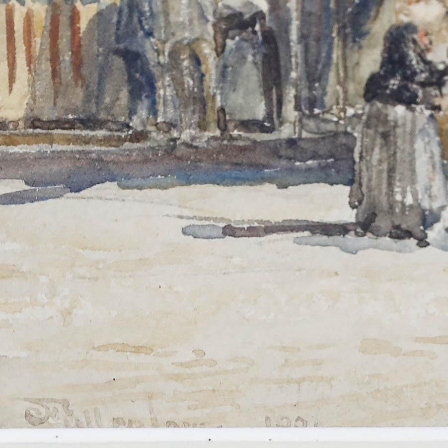 John Fulleylove (1845 1908) Late 19th Century Watercolour, Colonne Pétrarque photo vinterior