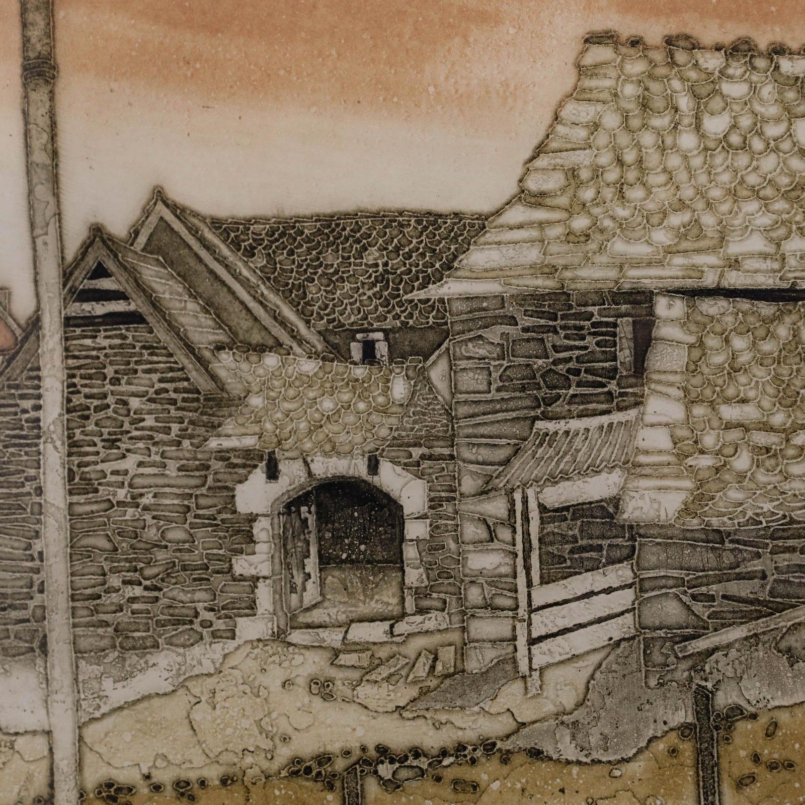 Valerie Thornton (1931 1991) 1988 Aquatint, Le Besset photo Art