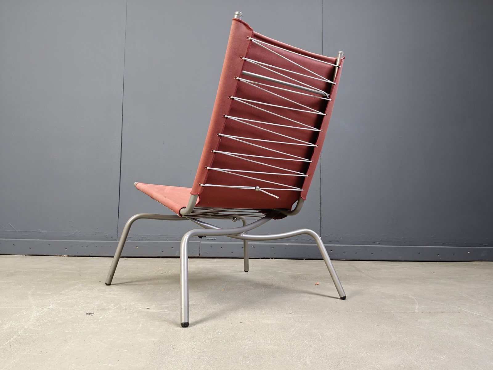 Furniture Vintage Crossed Legged Lounge Chair By Fabiaan Van Severen, 1990s photo