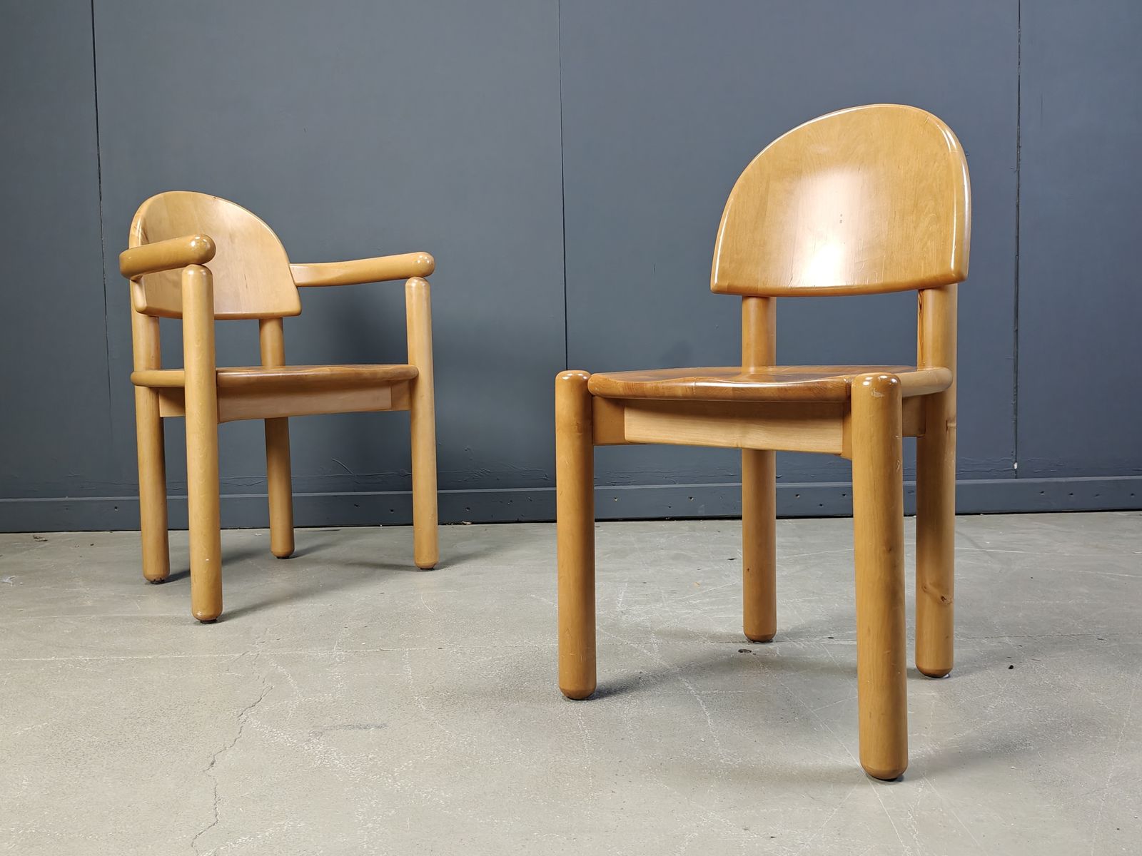 Set Of 6 Scandinavian Dining Chairs By Rainer Daumiller, 1980s photo 1250.0