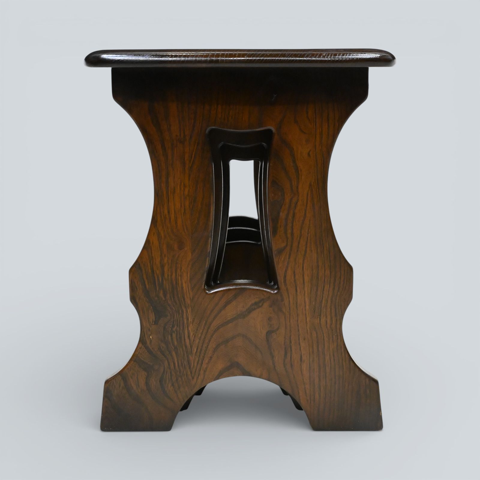 287.0 Ercol Nest Of 3 Tables Chantry Dark Finish 1970s Free Uk Delivery photo
