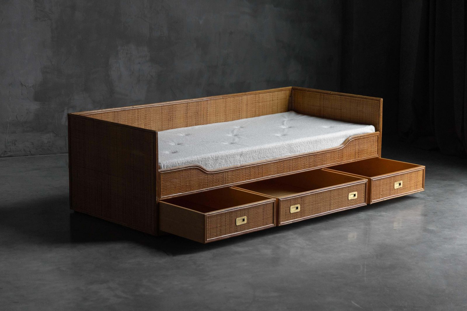 photo for sale Bamboo Daybed By Vivai Del Sud, Italy, 1970s