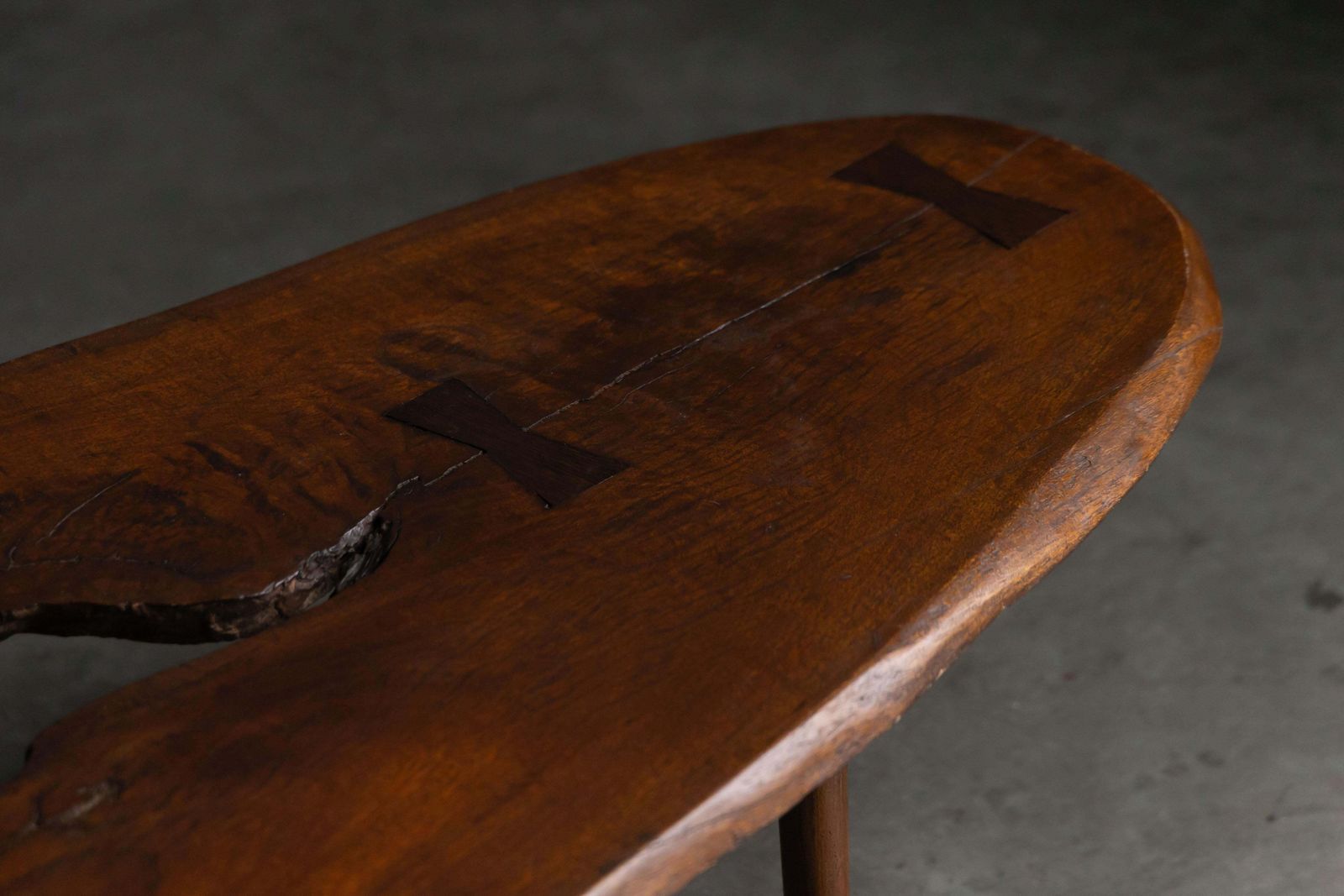 Organic Modern Coffee Table With Natural Void, France, Mid 20th Century photo Furniture