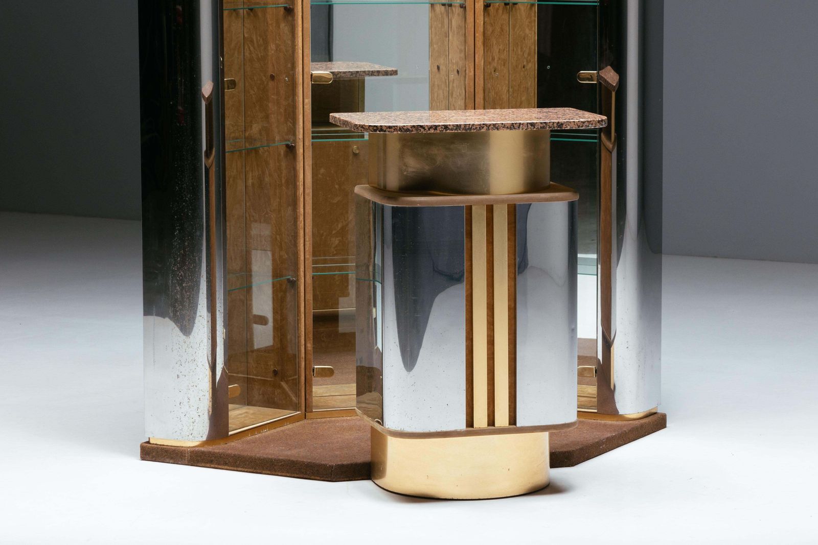 Bar Corner Cabinet By Willy Rizzo, Italy, 1970s photo furniture