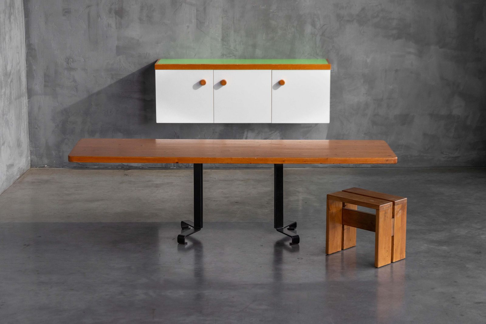 photo furniture Wall Mounted Cabinet By Charlotte Perriand For Les Arcs, France, 1970s