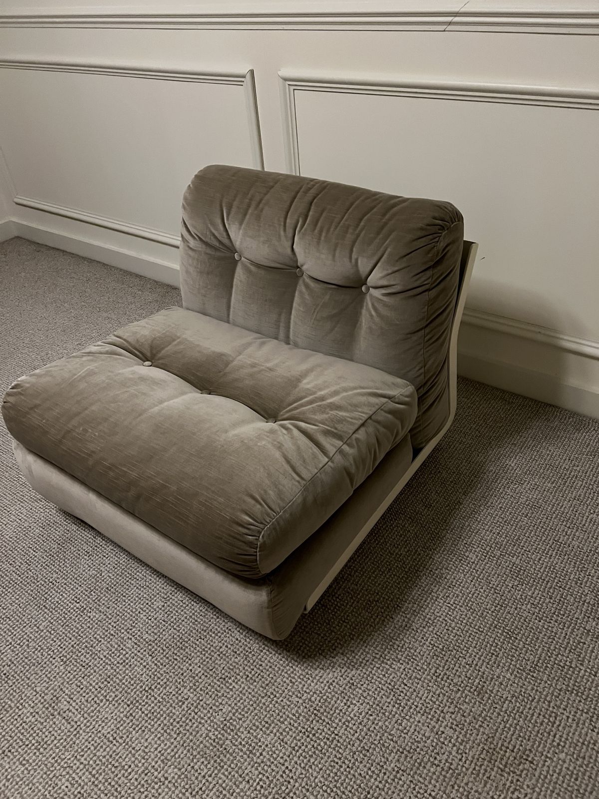 photo vintage Mario Bellini “Amanta” Lounge Chair For C&B Italia, Italy, 1960s – Professionally Re Upholstered